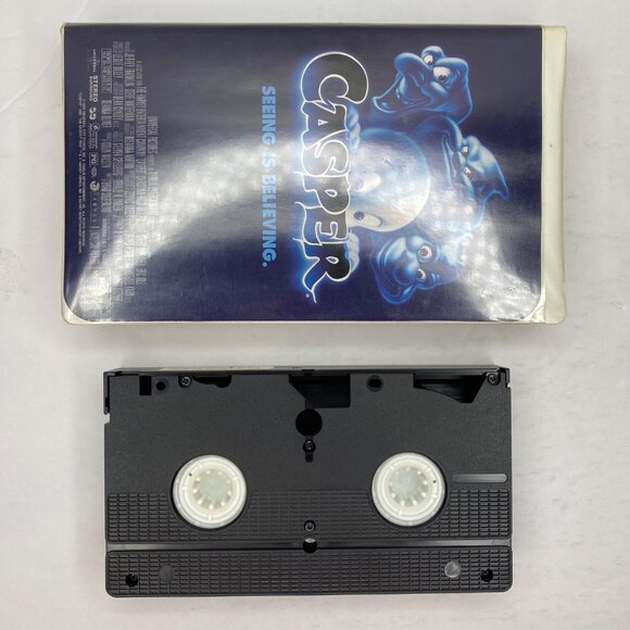 Vintage Casper VHS Tape Plastic Clamshell Case Bill Pullman Ricci Family film - Picture 7 of 10